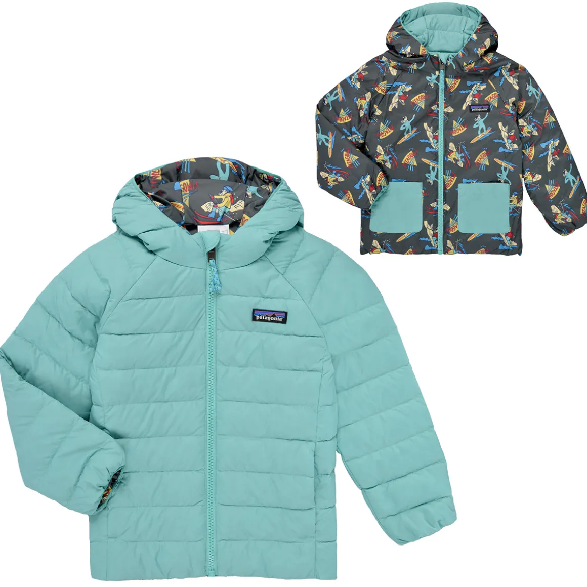 Patagonia - REVERSIBLE DOWN SWEATER HOODY