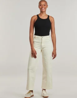 Pepe jeans - HIGH RISE WIDE CROP TANIA