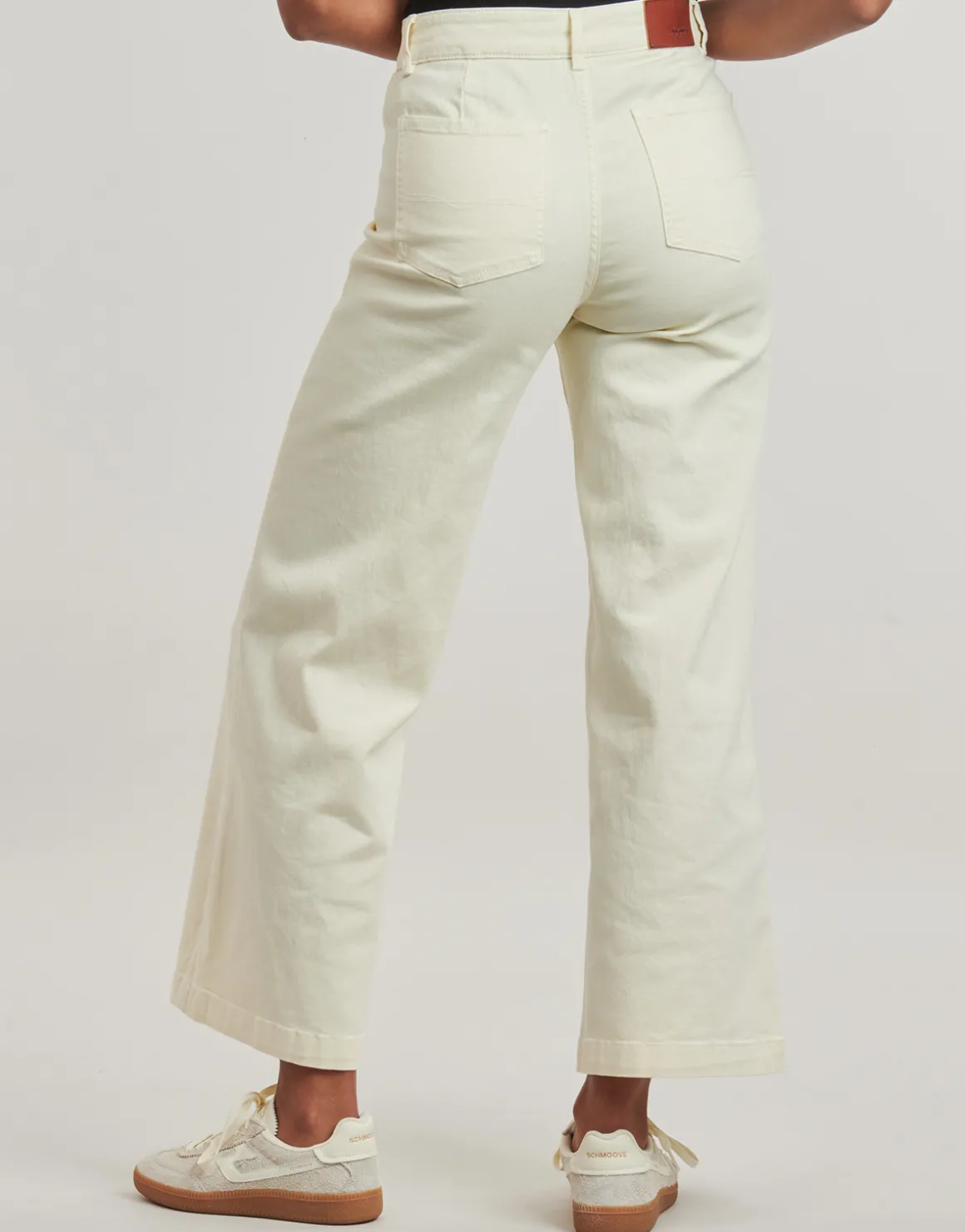 Pepe jeans - HIGH RISE WIDE CROP TANIA