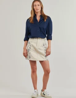 Pepe jeans - MINI SKIRT HW PAISLEY