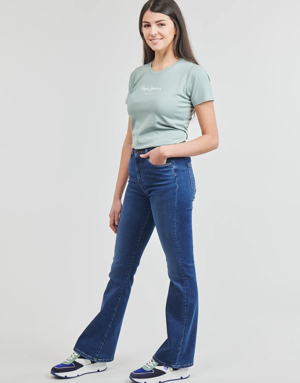 Pepe jeans - SKINNY FIT FLARE UHW