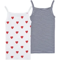 Petit Bateau - LOT X2 DEBARDEUR