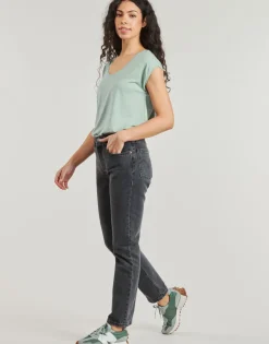 Pieces - PCBILLO TEE LUREX STRIPES