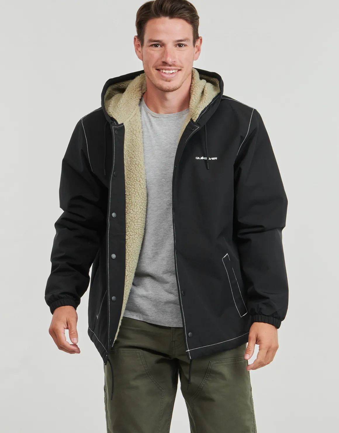 Quiksilver - RAIN CLOUD WARM HOODED COACH