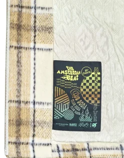 Scotch & Soda - Wool-Blend Zip-Thru Check Overshirt