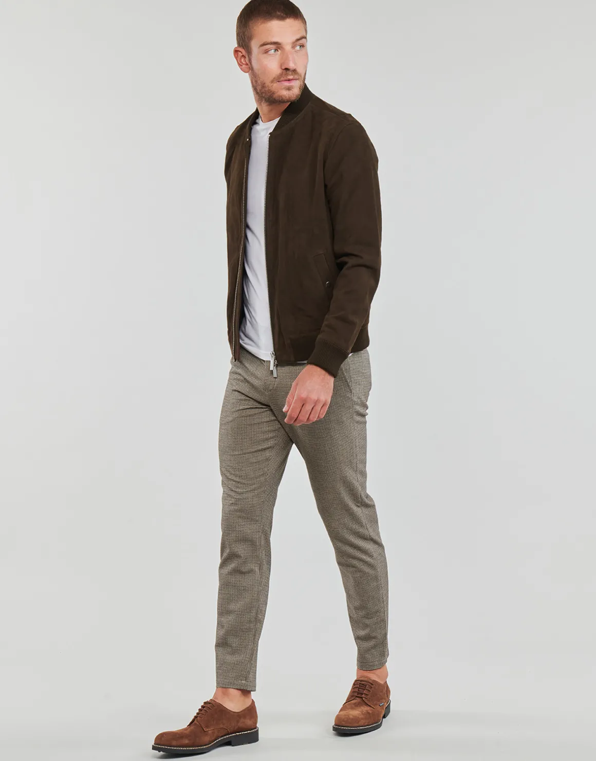 Selected - SLHARCHIVE BOMBER SUEDE JKT NOOS