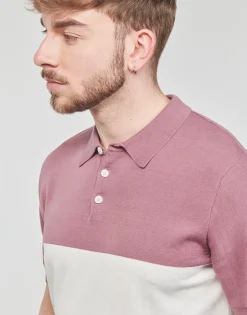 Selected - SLHMATTIS SS KNIT BLOCK POLO B