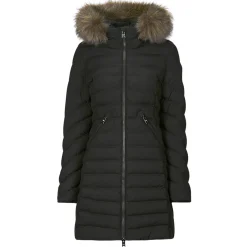 Superdry - FUJI HOODED MID FAUSSE FOURRURE