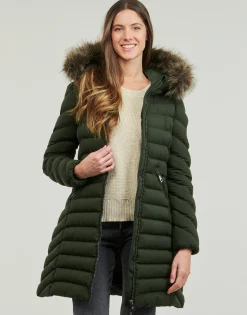 Superdry - FUJI HOODED MID FAUSSE FOURRURE