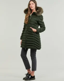 Superdry - FUJI HOODED MID FAUSSE FOURRURE