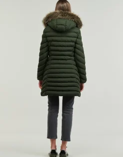 Superdry - FUJI HOODED MID FAUSSE FOURRURE