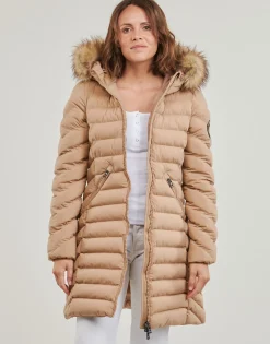 Superdry - FUJI HOODED MID FAUSSE FOURRURE