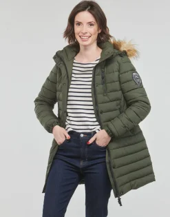 Superdry - FUJI HOODED MID LENGTH PUFFER