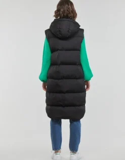 Superdry - LONGLINE HOODED PUFFER GILET