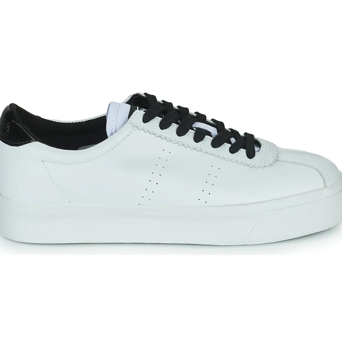 Superga - WHITE BLACK