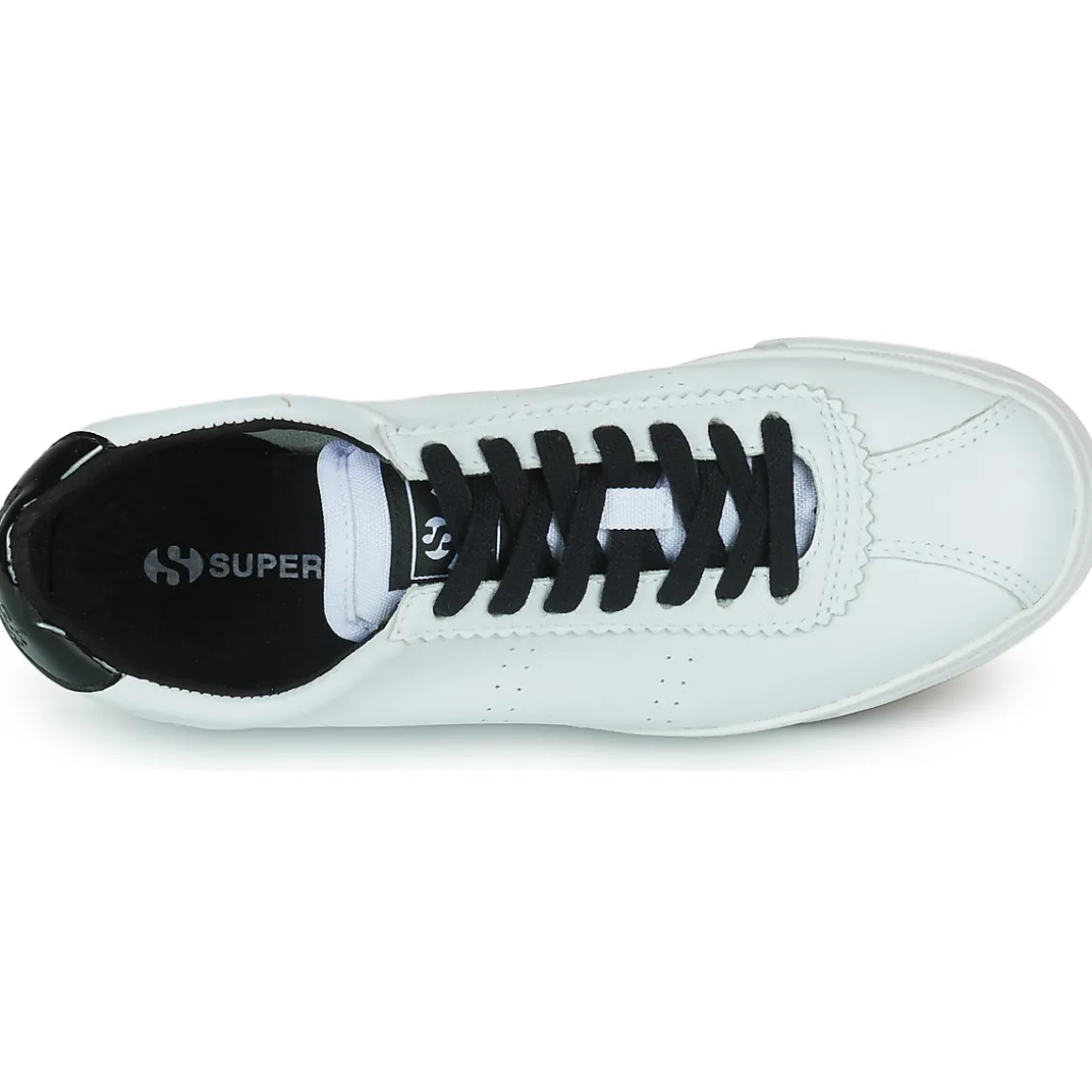 Superga - WHITE BLACK