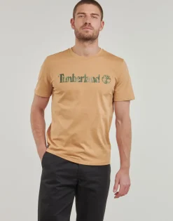 Timberland - Camo Linear Logo Short Sleeve Tee