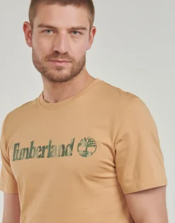 Timberland - Camo Linear Logo Short Sleeve Tee