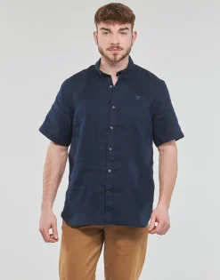 Timberland - SS MILL RIVER LINEN SHIRT SLIM