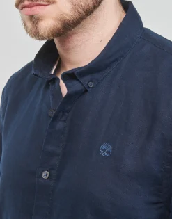 Timberland - SS MILL RIVER LINEN SHIRT SLIM