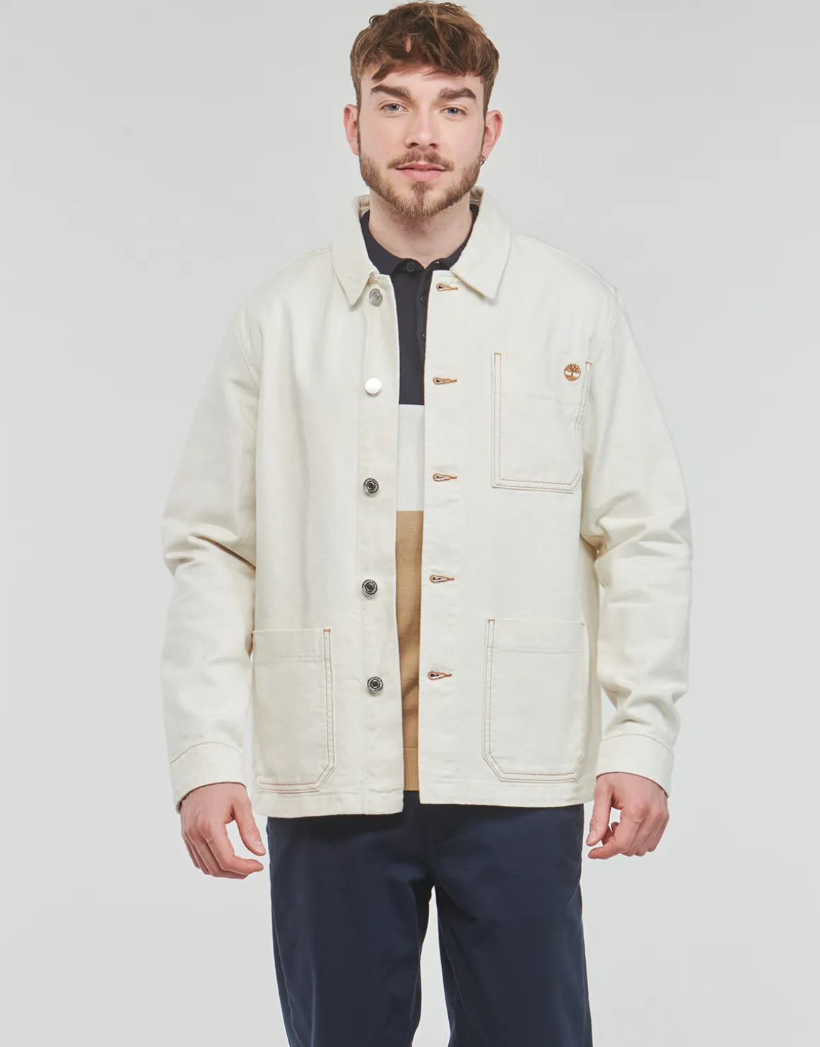 Timberland - WORK FOR THE FUTURE - COTTON HEMP DENIM CHORE JACKET