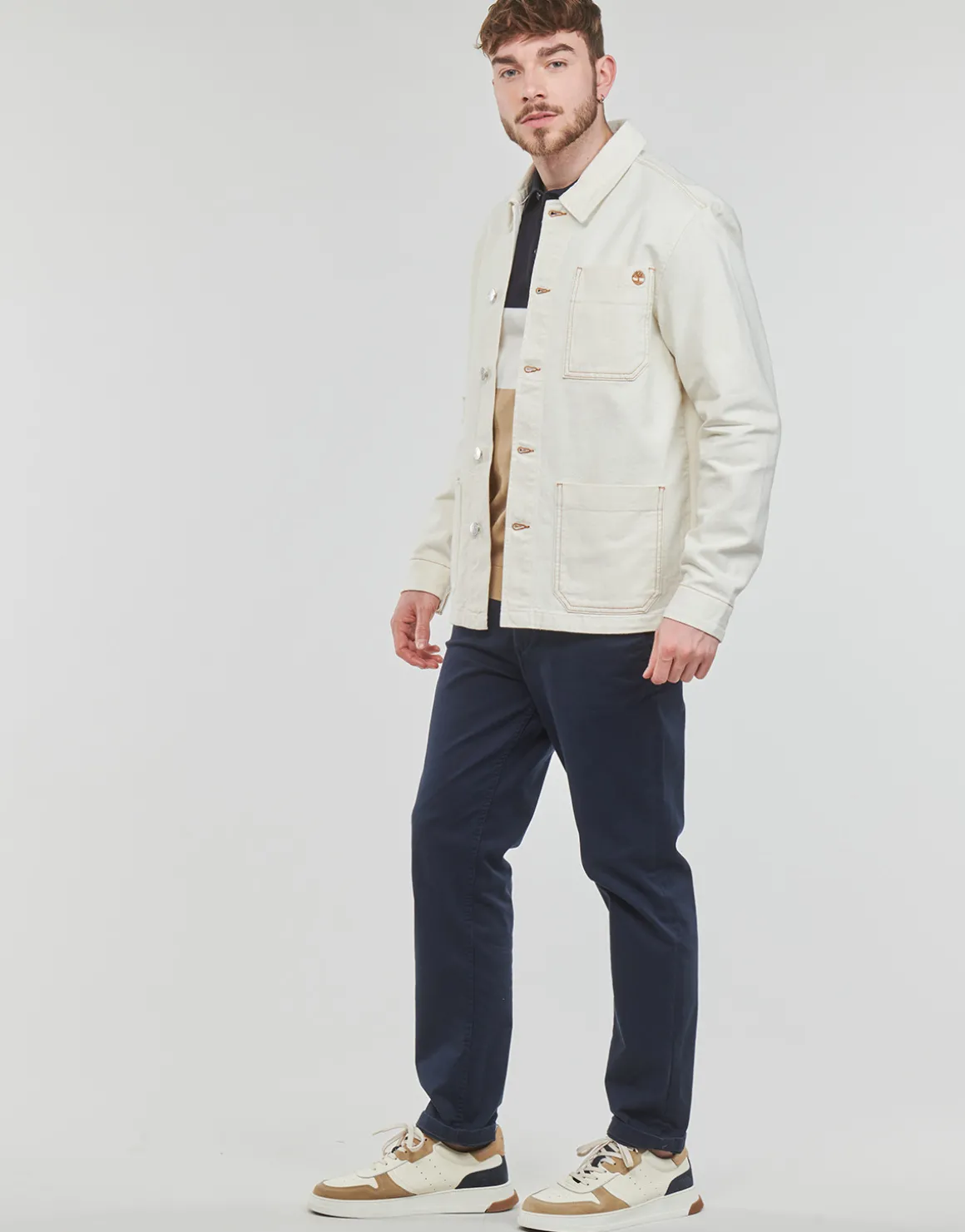 Timberland - WORK FOR THE FUTURE - COTTON HEMP DENIM CHORE JACKET