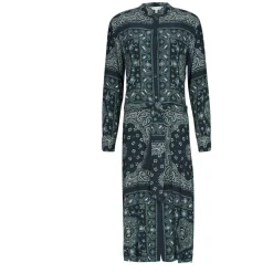 Tommy Hilfiger - BANDANA VIS MIDI SHIRT DRESS LS