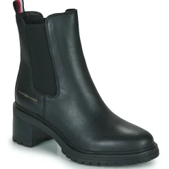 Tommy Hilfiger - ESSENTIAL MIDHEEL LEATHER BOOTIE