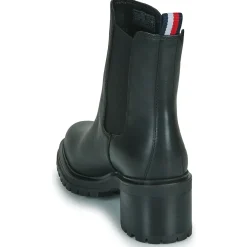 Tommy Hilfiger - ESSENTIAL MIDHEEL LEATHER BOOTIE