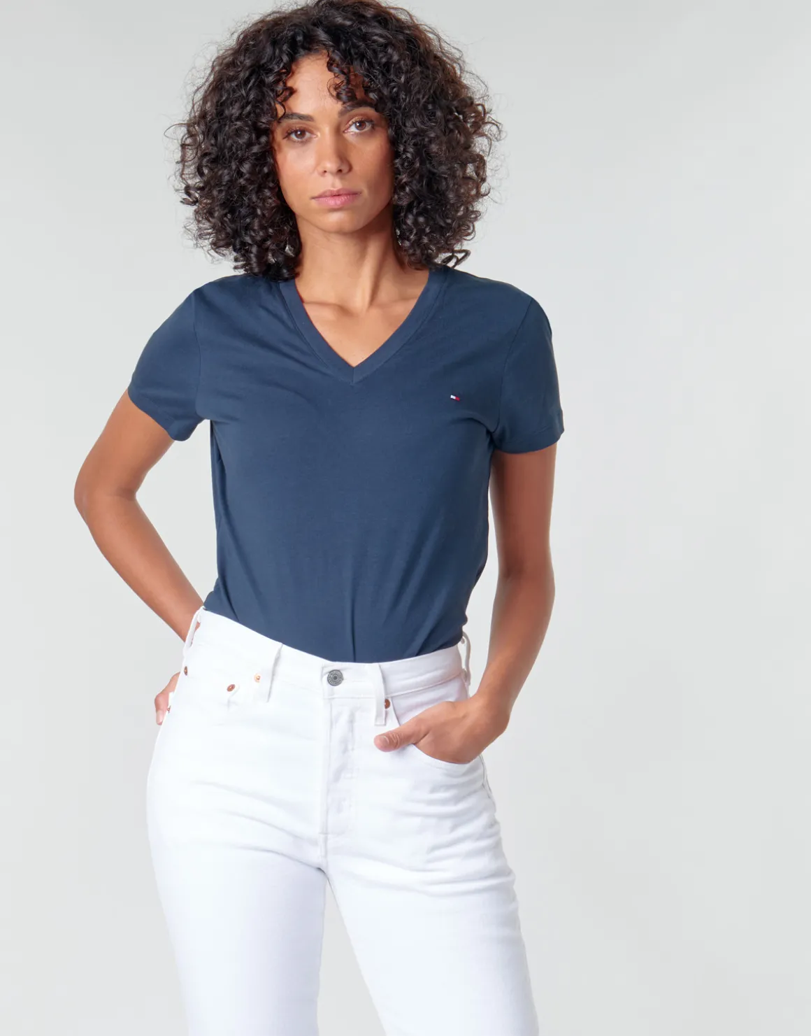 Tommy Hilfiger - HERITAGE V-NECK TEE