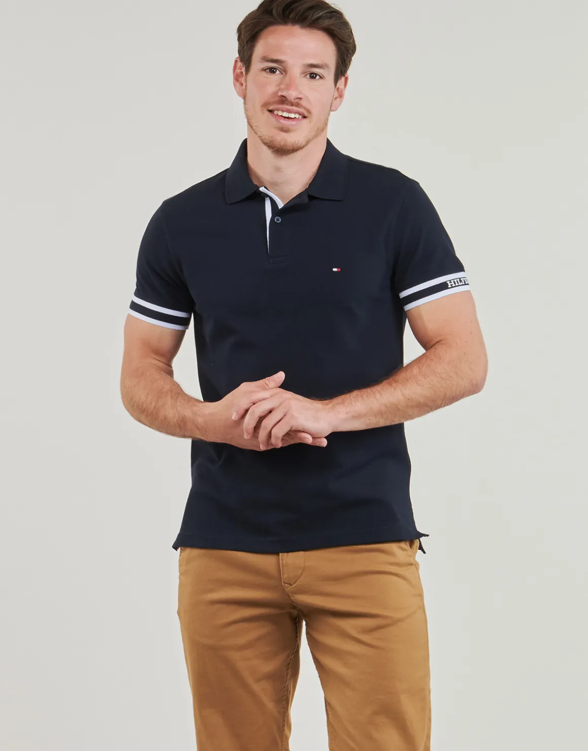 Tommy Hilfiger - MONOTYPE CUFF SLIM FIT POLO