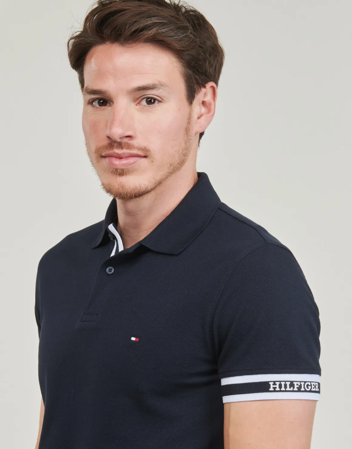 Tommy Hilfiger - MONOTYPE CUFF SLIM FIT POLO