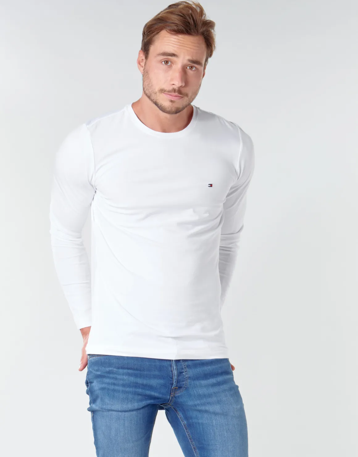 Tommy Hilfiger - STRETCH SLIM FIT LONG SLEEVE TEE