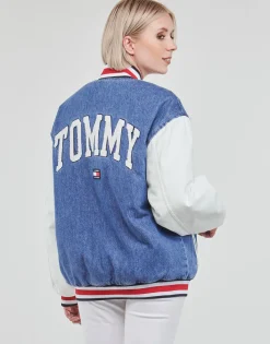 Tommy Jeans - DENIM LETTERMAN JACKET DF7018