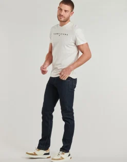 Tommy Jeans - TJM REG LINEAR LOGO TEE EXT
