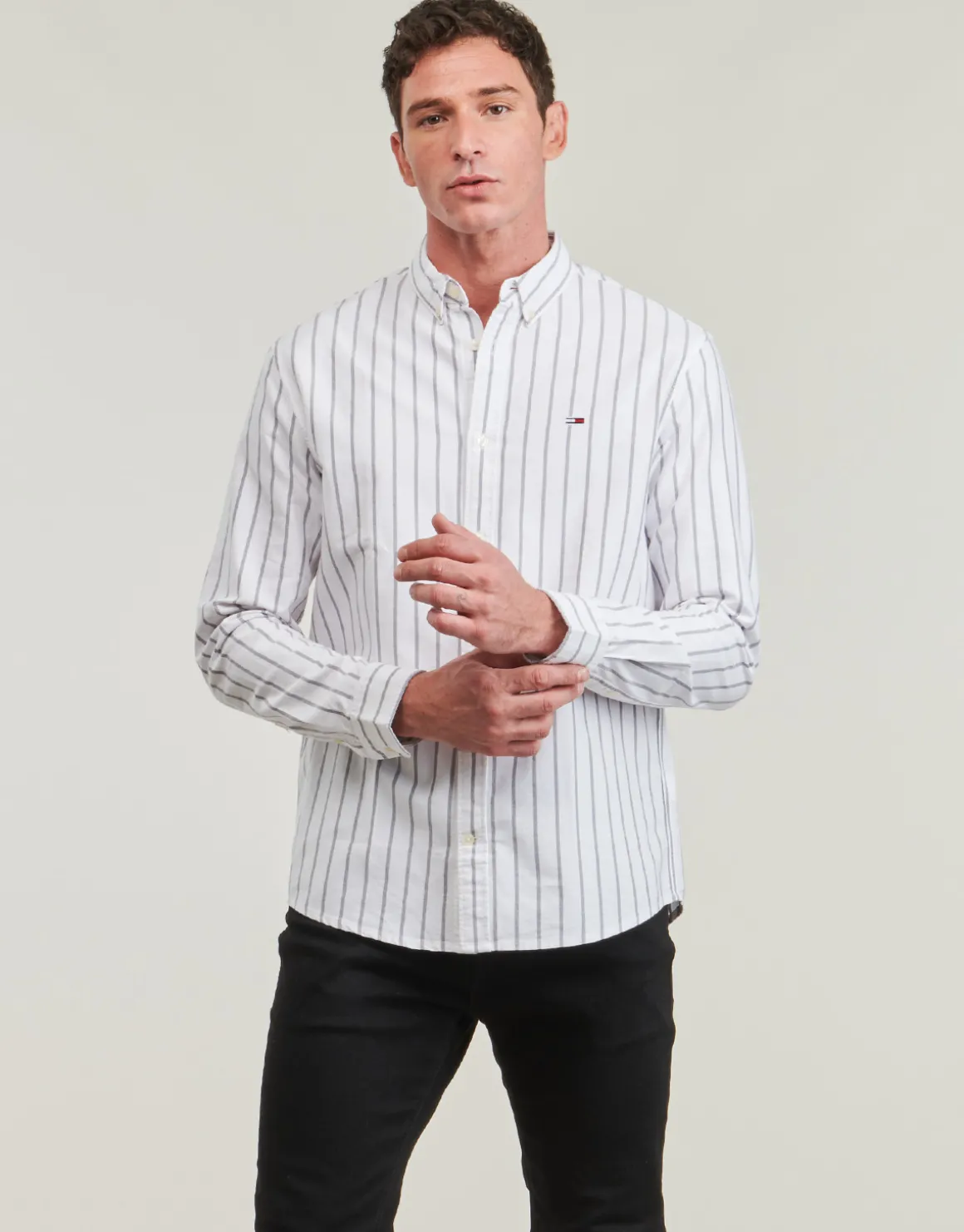 Tommy Jeans - TJM REG OXFORD STRIPE SHIRT