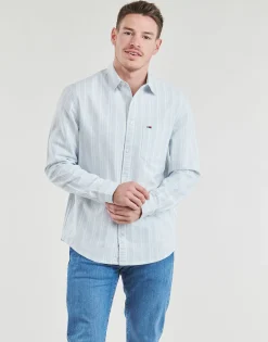 Tommy Jeans - TJM REG OXFORD STRIPESHIRT