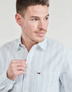 Tommy Jeans - TJM REG OXFORD STRIPESHIRT
