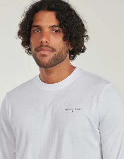 Tommy Jeans - TJM SLIM LINEAR CHST L/S TEE EXT