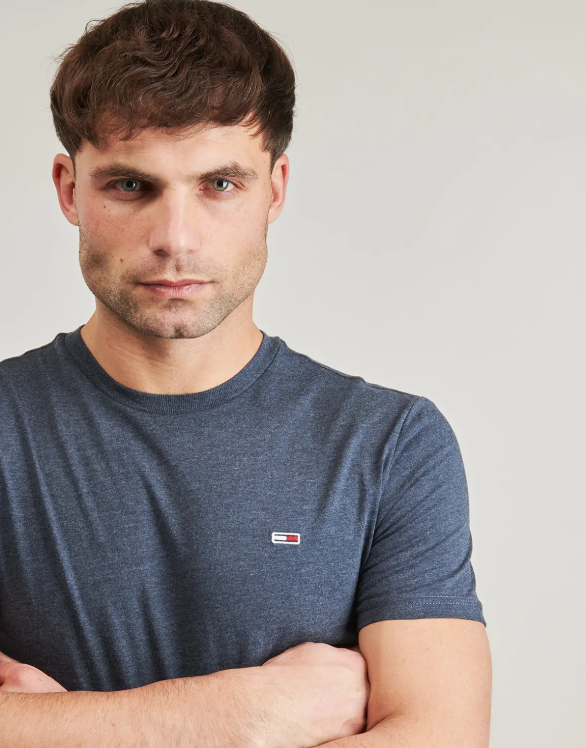 Tommy Jeans - TJM XSLIM JASPE HTR TEE EXT