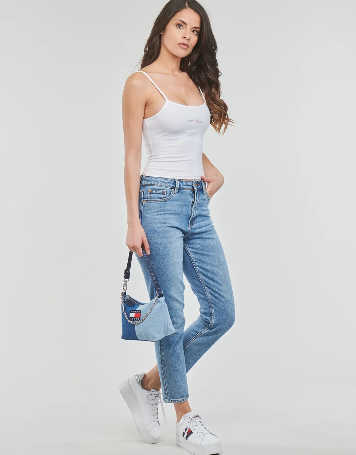 Tommy Jeans - TJW BBY COLOR LINEAR STRAP TOP