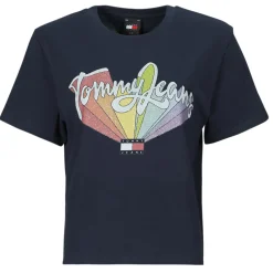 Tommy Jeans - TJW BXY RAINBOW FLAG TEE
