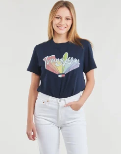 Tommy Jeans - TJW BXY RAINBOW FLAG TEE