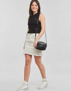 Tommy Jeans - TJW CROP SLEEVELESS RIB POLO