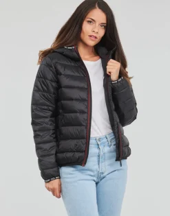 Tommy Jeans - TJW QUILTED TAPE HOODED JACKET