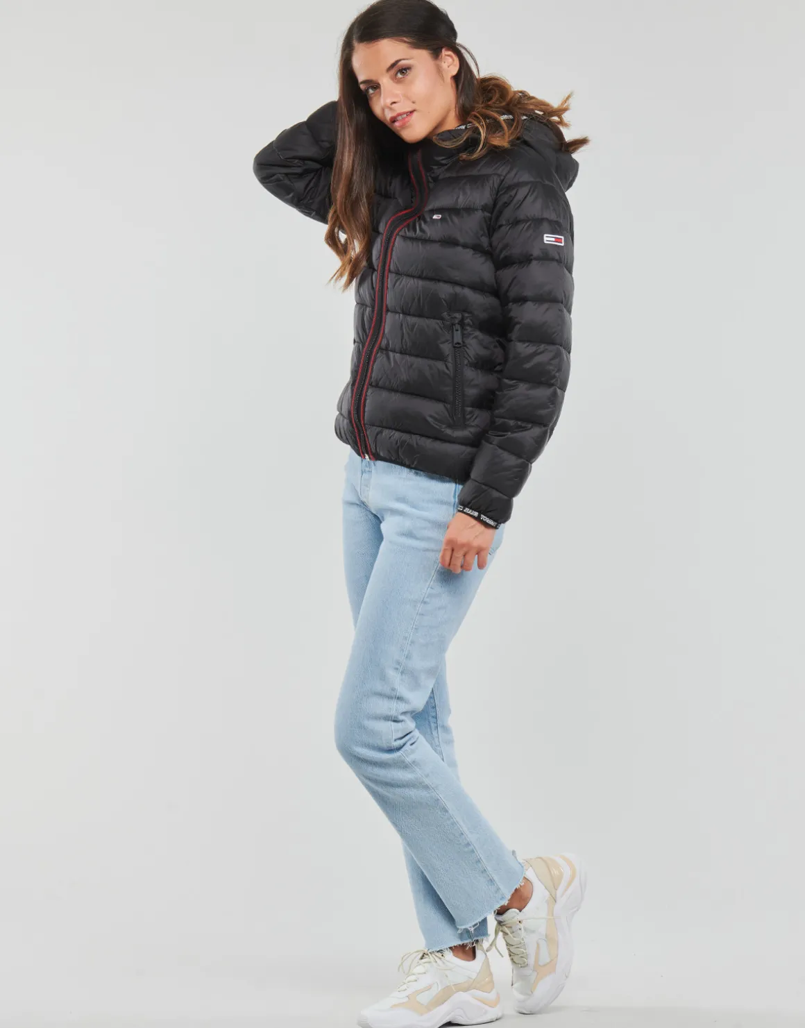 Tommy Jeans - TJW QUILTED TAPE HOODED JACKET