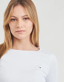 Tommy Jeans - TJW RUCHE RIB TOP LS