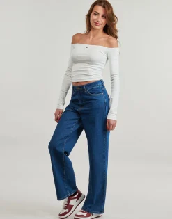 Tommy Jeans - TJW SLIM ESSENTIAL BOAT NECK LS