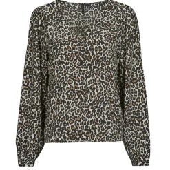 Vero Moda - VNMNAJA LS V NECK PLEAT SHIRT