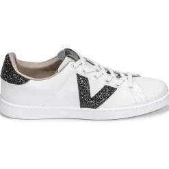 Victoria - TENIS PIEL GLITTER